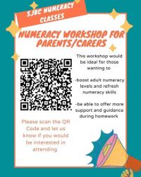 !! Free Adult Numeracy Skills Development Workshop for parents and caregivers !!